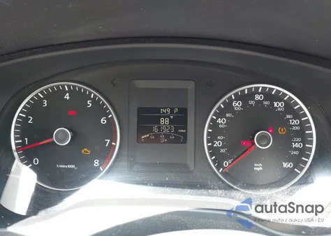 2012 Volkswagen Jetta 2.5L Se из США, поврежденный, VIN 3VWDP7AJ1CM366559